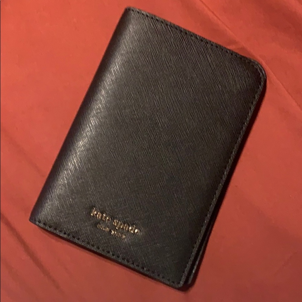 Black Kate Spade Passport holder
